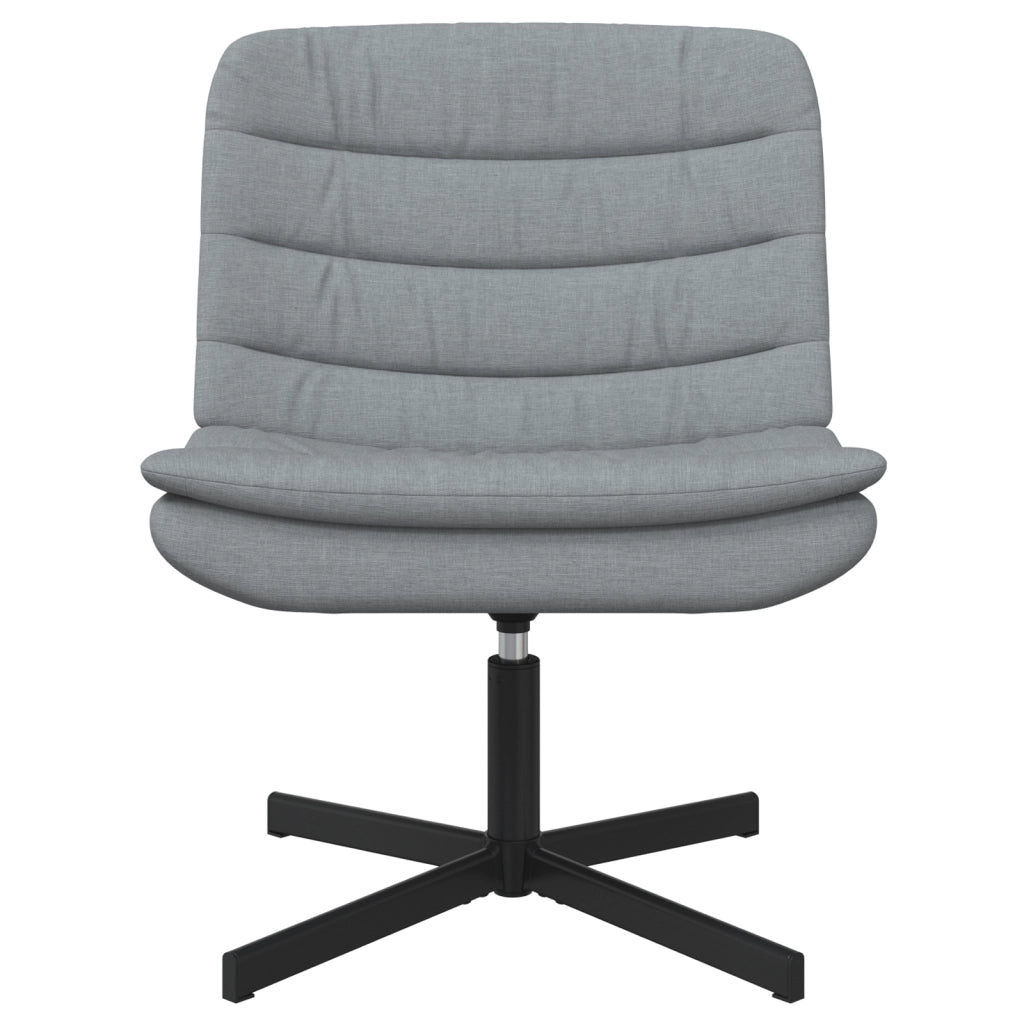 Poltrona Girevole Grigio chiaro Tessuto Standard Ergonomica