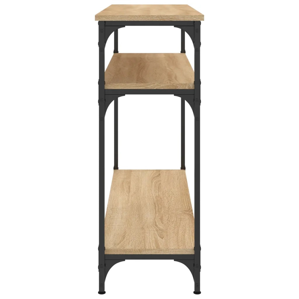 Tavolo Consolle Rovere Sonoma 100x29x75 cm in Legno Multistrato 834036