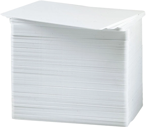 ORIGINAL Zebra Accessori 104523-111 PLF_Foil Cloruro di polivinile (PVC) - bianco - CR-80 Card (85,6 x 54 mm) 500 pz. carte