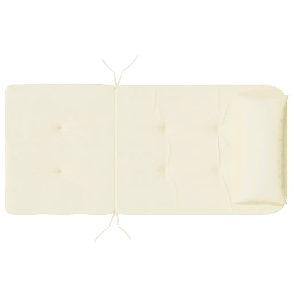 Cuscini per Sedia Adirondack 2 pz Crema in Tessuto Oxford 361832