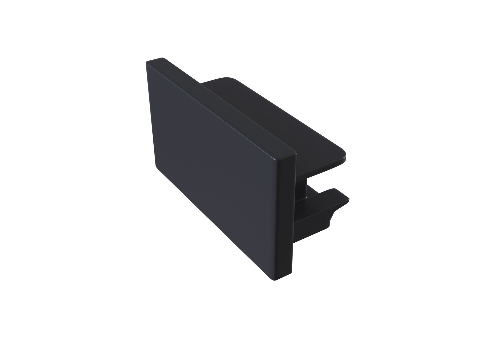 Chiusura di Fine Corsa per Sistemi Illuminazione a Binario Monofase Nero