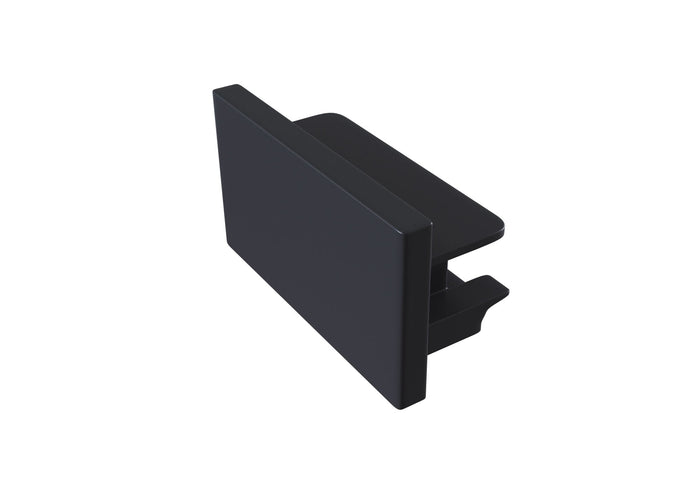 Chiusura di Fine Corsa per Sistemi Illuminazione a Binario Monofase Nero