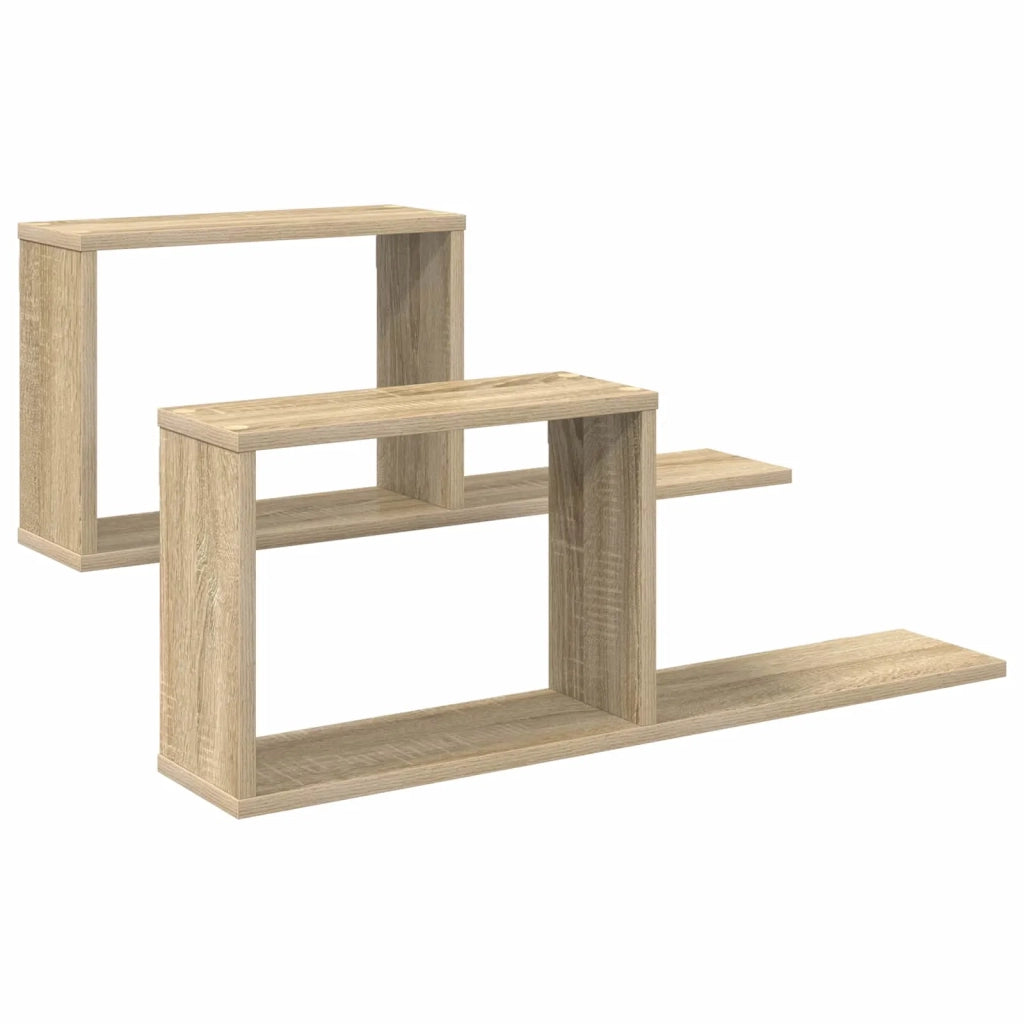Scaffali flottanti 2 pcs Rovere Sonoma 80 x 15 x 30 cm 8012321