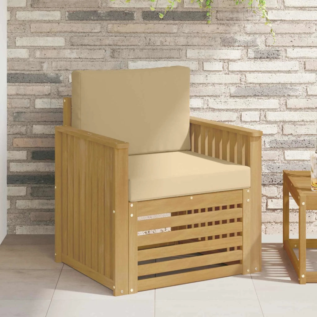 Set di divani da esterno-Sofa da giardino Poliestere Bianco 854269