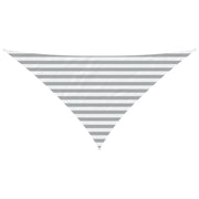 Vela Parasole | Telo Ombra | Vela da ombra solare Grigio chiaro e bianco 2,5 x 2,5 x 3,5 m