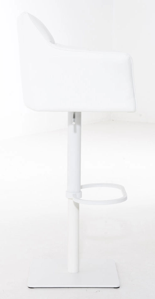 Set 2 sgabelli bar Damaso ecopelle bianco 6