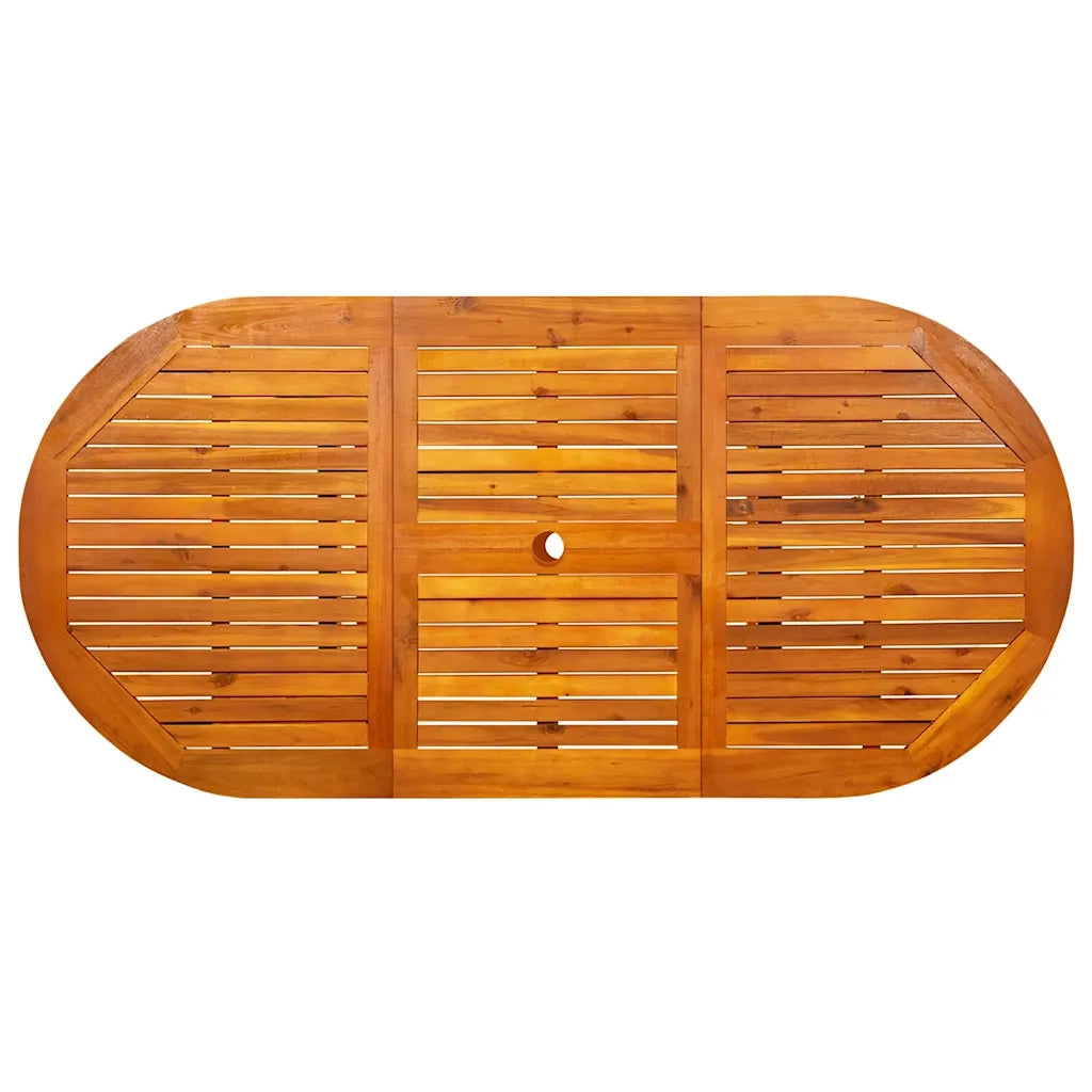 Tavolo da Pranzo per Esterni (120-170)x80x75 cm in Legno Acacia 316567