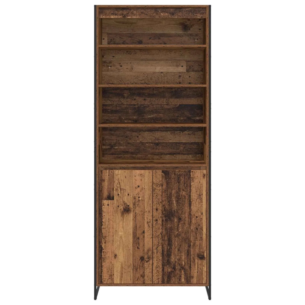 Credenza | Armadi alti Legno vecchio 79 x 36 x 200 cm Legno multistrato