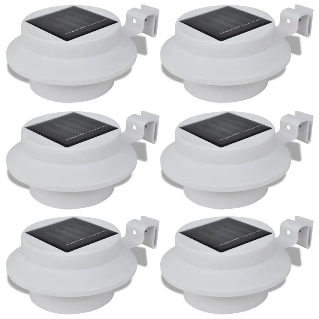 Esterno Lampada solare Set 6 pezzi Recinzione luce bianca CFW7821819