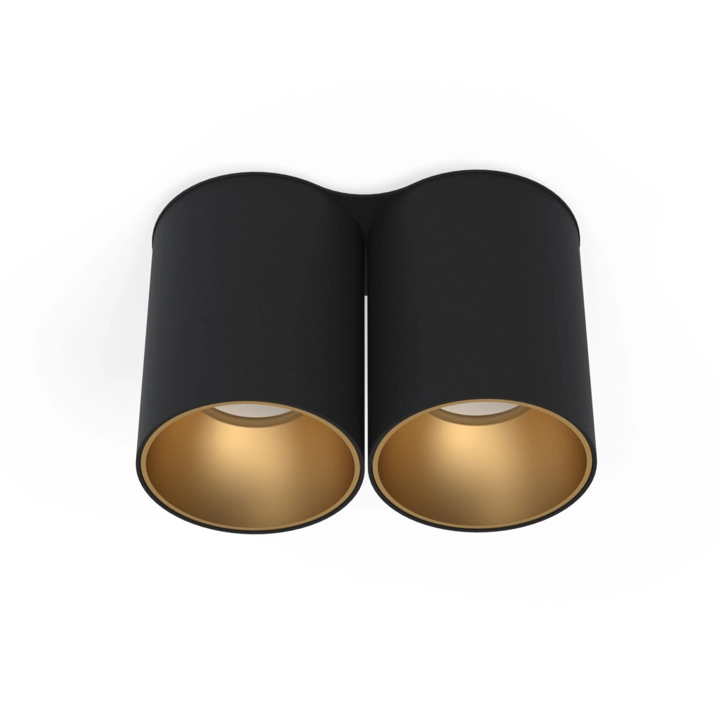 Plafoniera spot Nowodvorski Eye Tone 2xGU10 nero oro