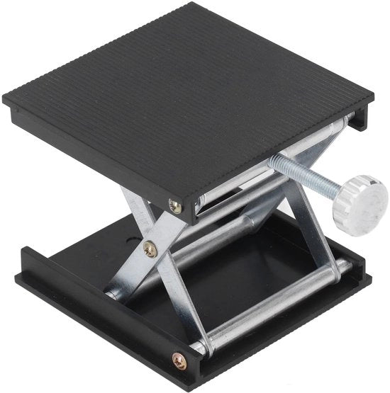 Piattaforma di sollevamento 30 kg di capacità di sollevamento - Altezza regolabile 26-90 mm - Montaggio a pavimento/Montaggio a parete - Lega di alluminio di alta qualità - Facile da utilizzare - Piattaforma di sollevamento