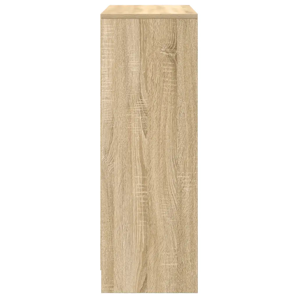 Credenza | Madia | Buffet da pranzo | Armadio da pranzo con Cassetti e Ante Rovere Sonoma 73x31x90 cm