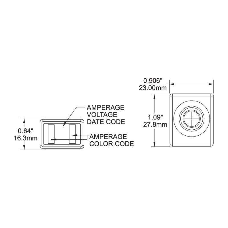 FUSIBILE TERMINALE 30A 200AMP
