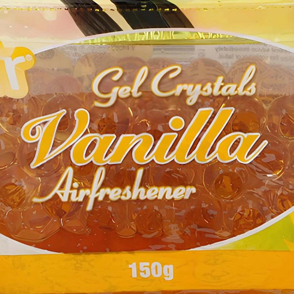 Deodorante in gel profumato alla vaniglia 150 g per auto o bagno Giallo Active Air