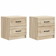 Armadio da Notte 2 pcs Rovere Sonoma 43 x 34,5 x 44,5 cm 895680