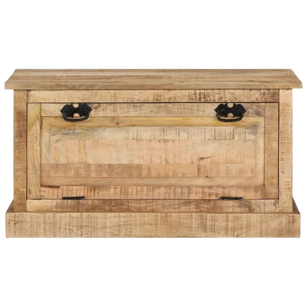 Panca con Scarpiera 85x40x45 cm in Legno Massello di Mango 337827