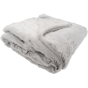 DOMIVA Coperta da neve con fodera in micromorbida - 75 x 100 cm - Mouse