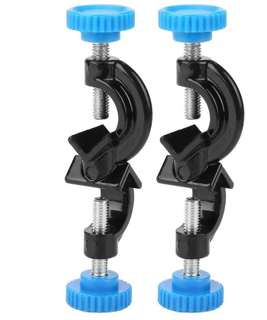 Abrazadera Duurzaam 2 Stuks - Materiale Metallo/Plastica - Dimensione Massima della Testa 15 mm - Peso 82g - Laboratorio