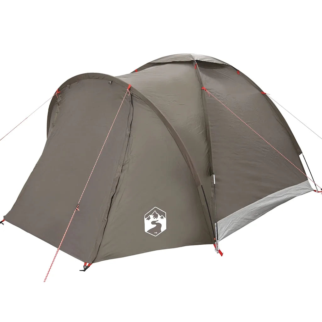 Tenda da Pesca per 2 Persone-Tenda da campeggio Marrone Impermeabile 989156