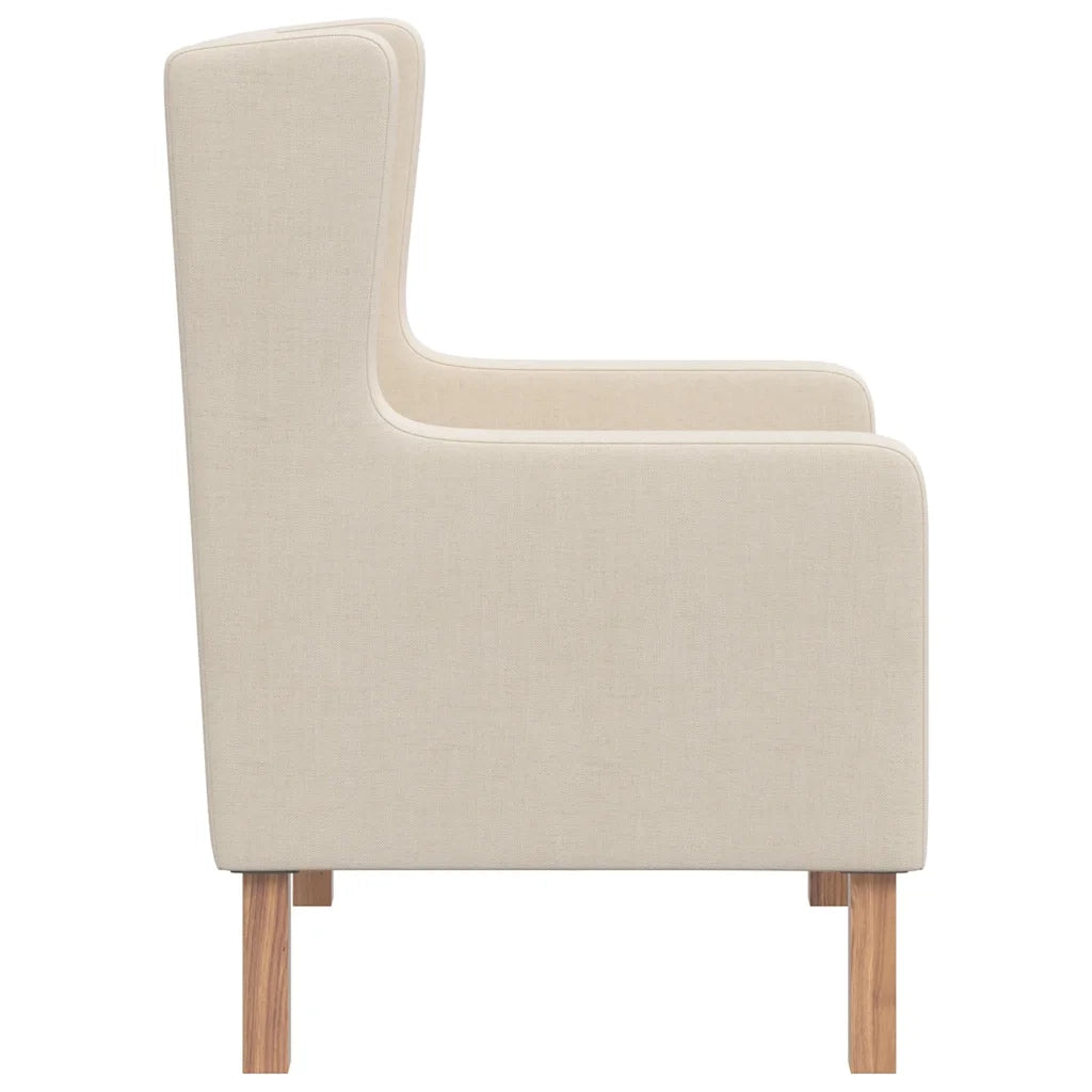 Poltrona-Poltroncina Bianco Crema in Tessuto