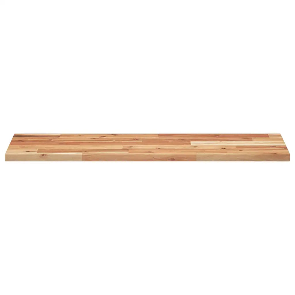 Piano Tavolo Rettangolare 80x30x2cm in Legno Massello di Acacia 4008807