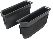 Scatola di stoccaggio laterale - Scatole di stoccaggio - ABS - Nero - Adatto per Ford Mustang 2015-2021 - Resistentente agli urti e duraturo - Scatola di stoccaggio per portiere