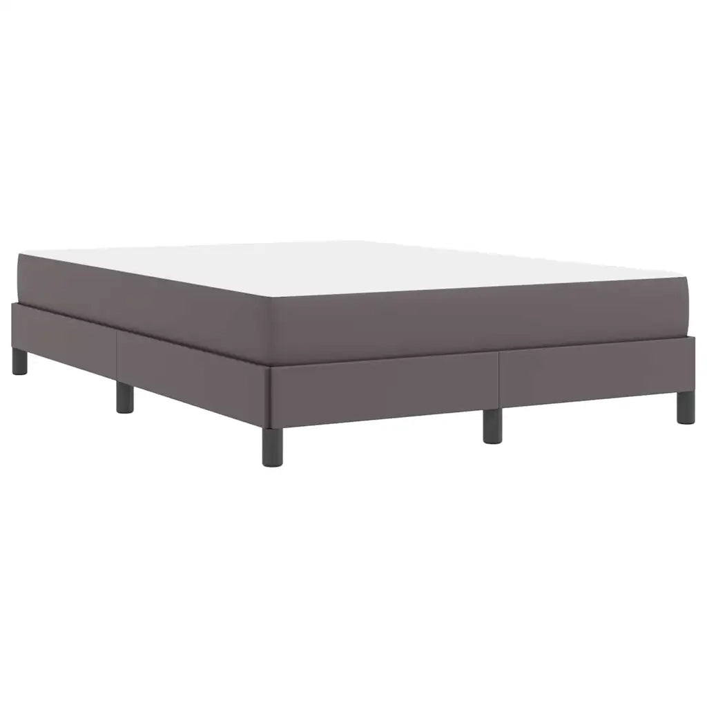 Struttura del letto con materasso-Giroletto Grigio 160 x 200 cm Tessuto