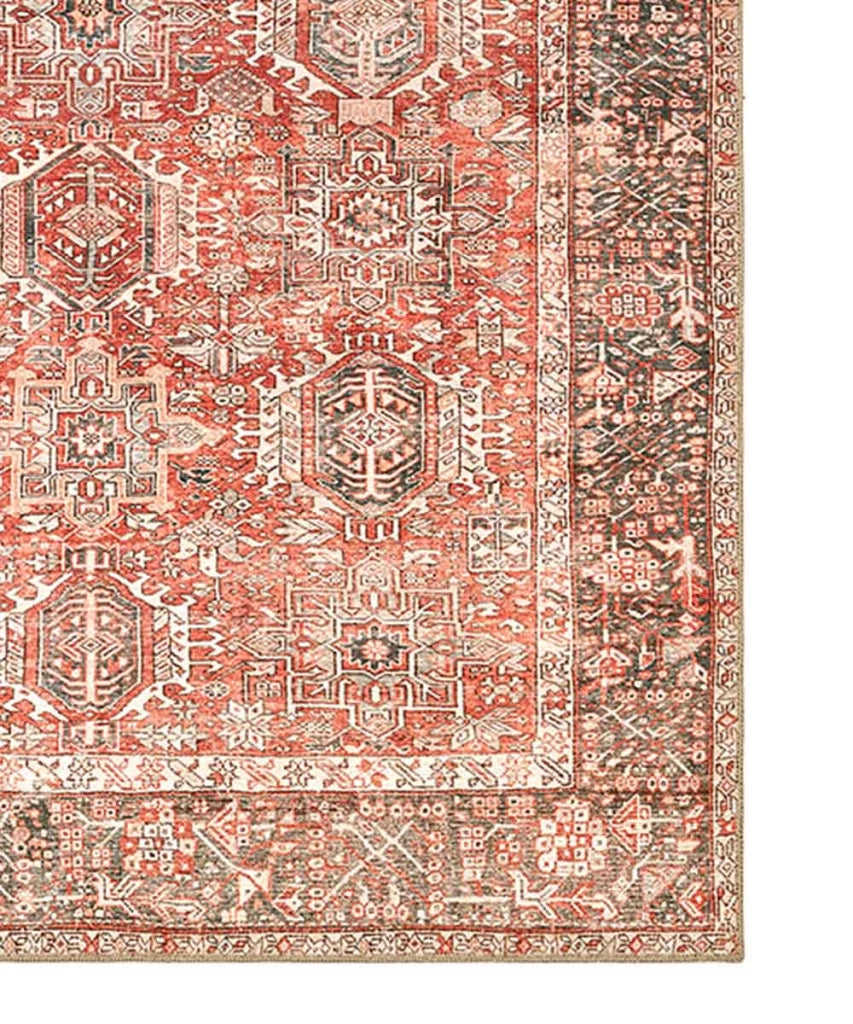 Tappeto arredo casa ORIENTAL BABILONIA ROSSO cm.95x150 riproduzione disegno persiano classico in stile vintage. Tappeto lavabile per salotto, soggiorno, camera da letto e ingresso.