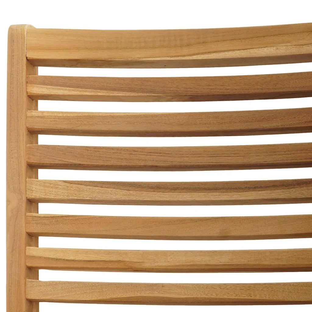Sedia 2 pcs Marrone 64.5 x 52 x 108 cm Legno di teak solido 42006411