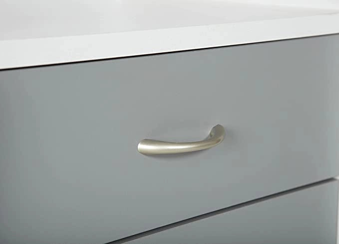 CASSETTIERA PRINTI 4 CASSETTI 40x36x64,5H LAMINATO BIANCO/GRIGIO