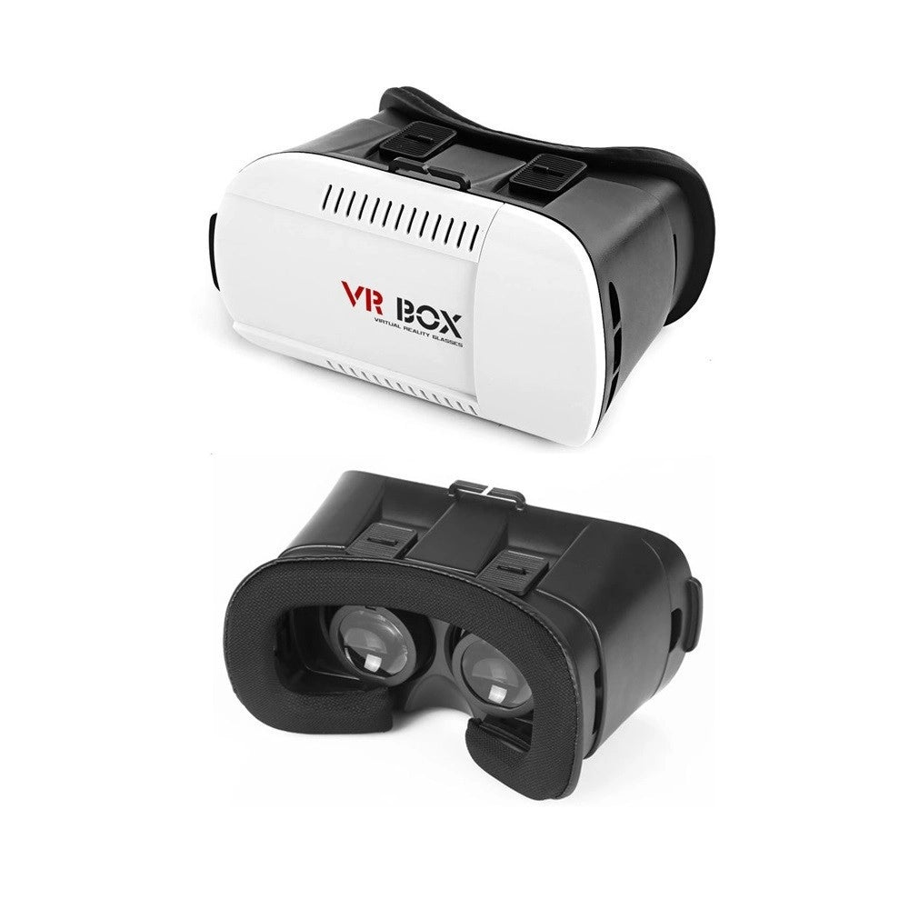 Trade Shop - Vrbox Occhiali Realta' Virtuale 3d Per Smartphone Giochi Video Film 360° -