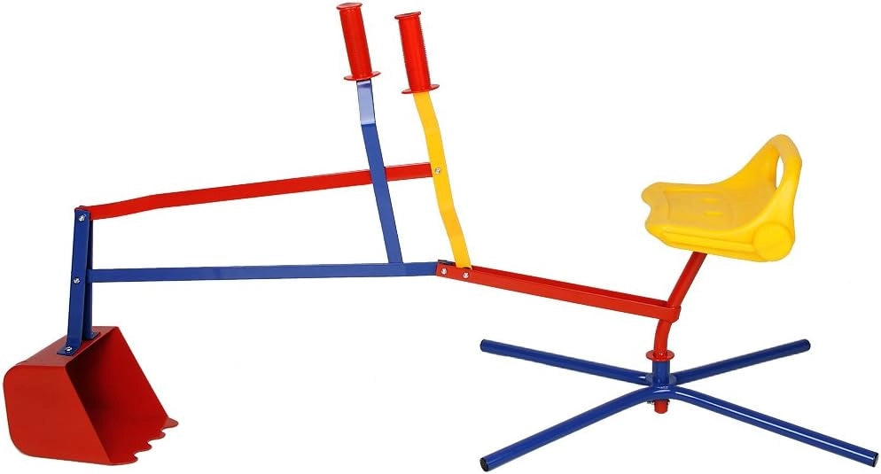 Spielwerk Escavatore Giocattolo 126,5x35,5x58,5 Pala Girevole Raggio 360° 40kg Scavatrice Bambini