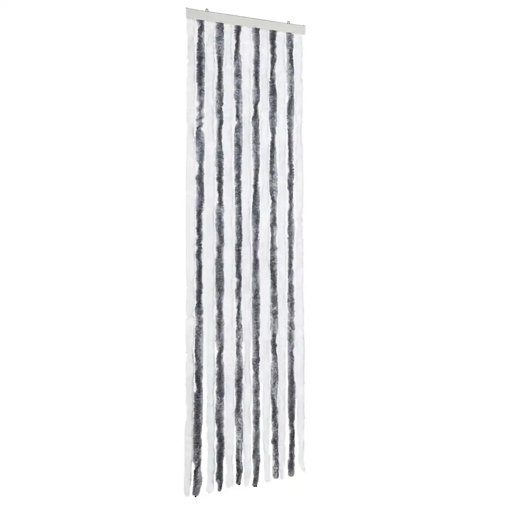 Zanzariera Grigio e Bianco 56x185 cm Ciniglia CFW1910994