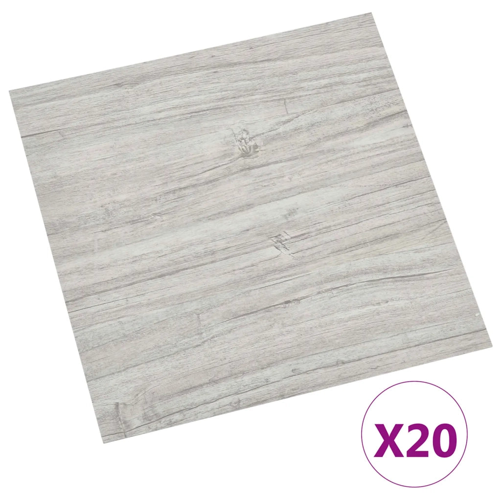 Plance per Pavimentazione Autoadesiva 30,5 x 30,5 cm 20 pcs PVC 42046366