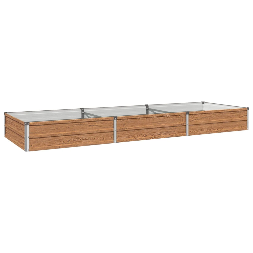 Letto rialzato da giardino Marrone legno 240 x 80 x 24 cm 8006482
