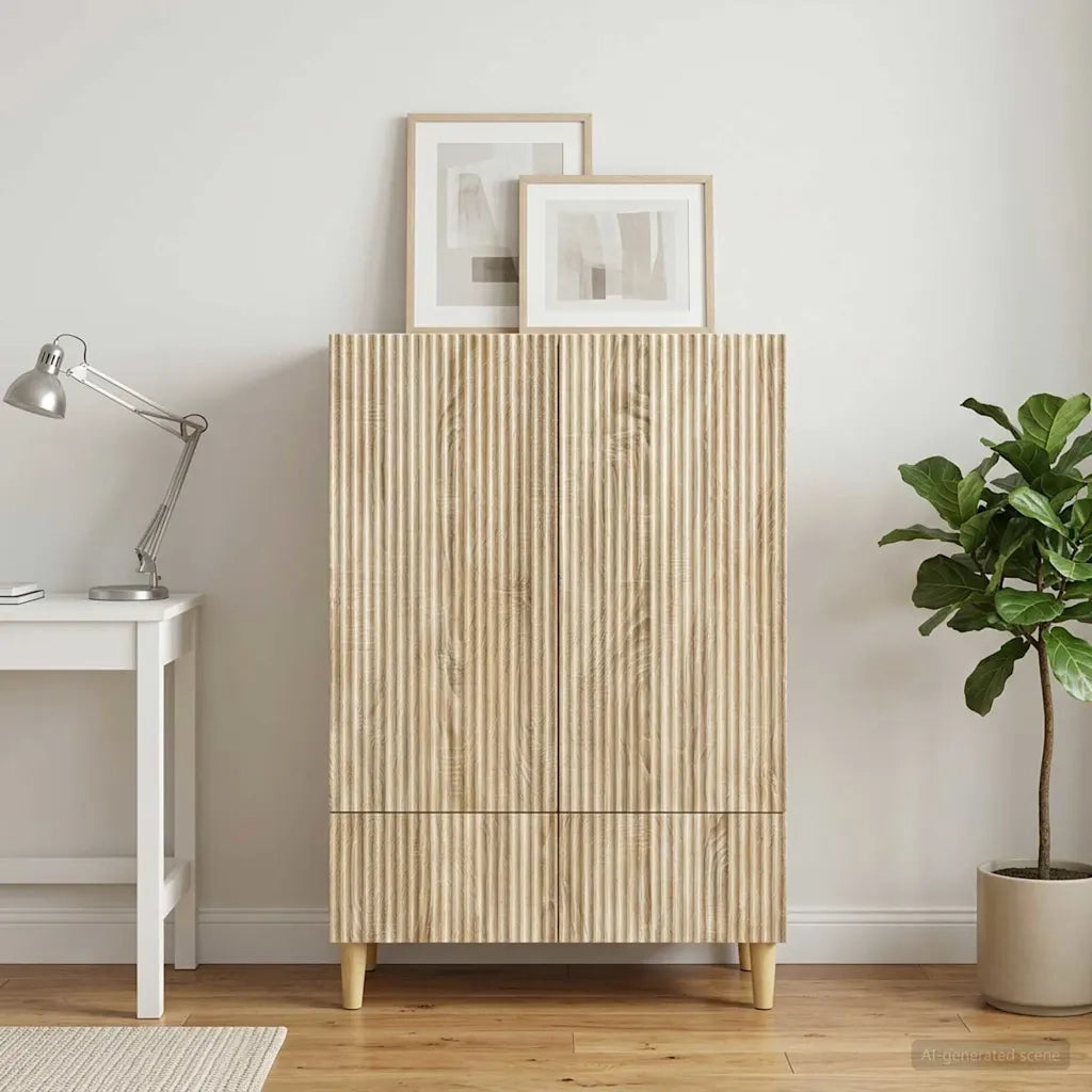 Credenza Rovere Sonoma 66 x 34,5 x 95 cm Legno ingegnerizzato 894667