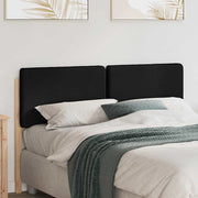Testiera imbottita Marrone e Nero 150 cm Pino massello