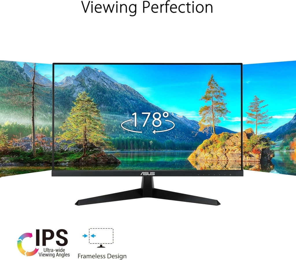 VY279HGE Eye Care Monitor Gaming 27” pollici FHD (1920 x 1080), IPS 144Hz, SmoothMotion, 1ms (MPRT), FreeSync Premium, Tecnologia Eye Care Plus, Filtro Luce Blu, Anti-sfarfallio, Nero