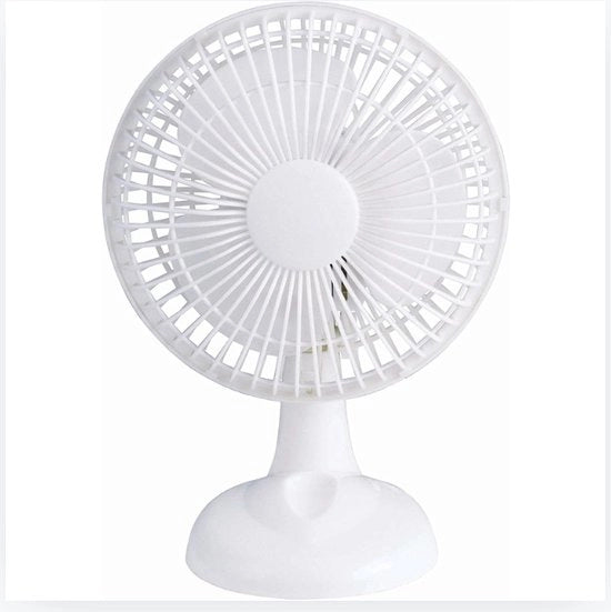 Ventilatore da tavolo - Ventilatore da supporto - velocità d'aria - Funzione di inclinazione - Ventilatore per ufficio - USB