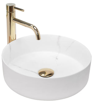 Lavabo Da Appoggio Rea Sami Marble Mat
