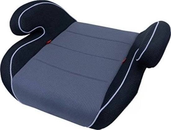 Seggiolino per Auto - Sedia per Bambino con Altezza Regolabile - Sedia Auto Elevabile - Grigio/Nero