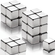 Magnetici neodymium 25 pezzi, cubo magnetico 10 mm, magnetici neodymium forti cubici, per lavagne magnetiche, lavagne di vetro, frigoriferi, lavagne bianche