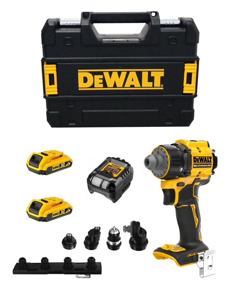 Trapano Avvitatore DeWALT DCD803D2T (2 x 2,0 Ah + DCB1102 + TSTAK II)
