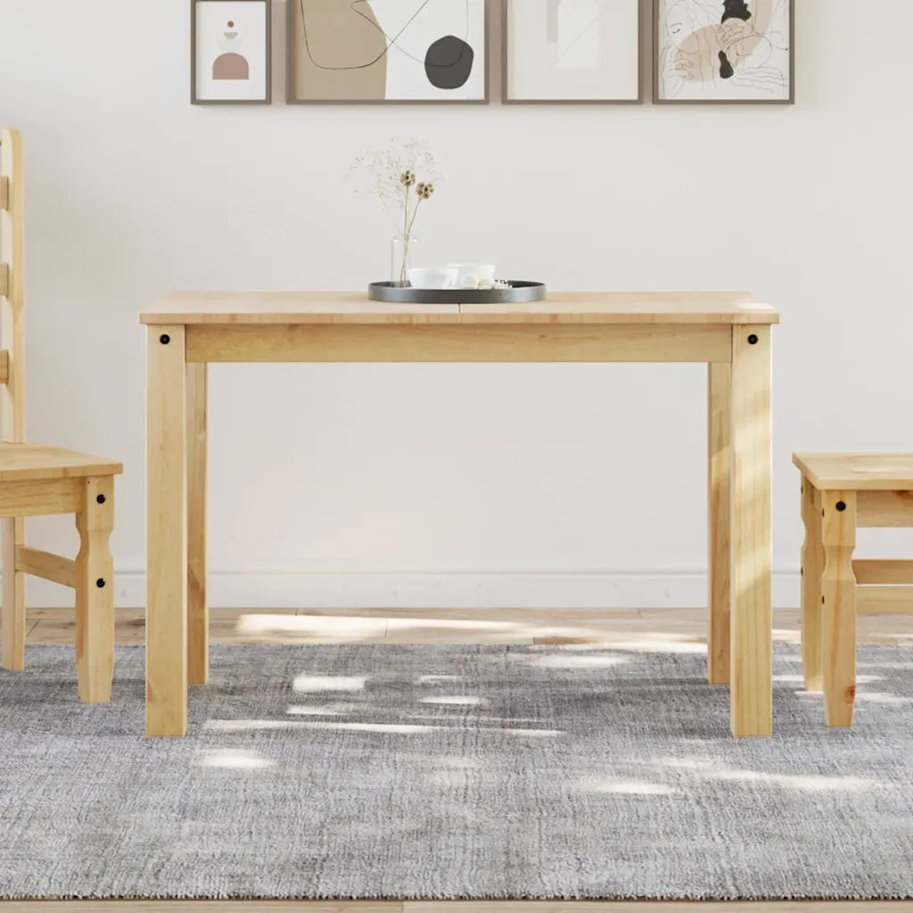 Tavolo da Pranzo PANAMA 112x60x75 cm Legno Massello Pino 4005702