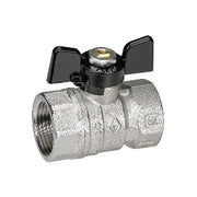 VALVOLA A SFERA FF CON FARFALLA- 3/4  DN 20  F-BRICO- FAIDF- pezzi 1