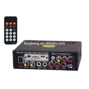 Trade Shop - Amplificatore Audio Stereo Mp3 Usb Sd Card Radio Fm 50w 2 Ingressi Rca Ma-007 -
