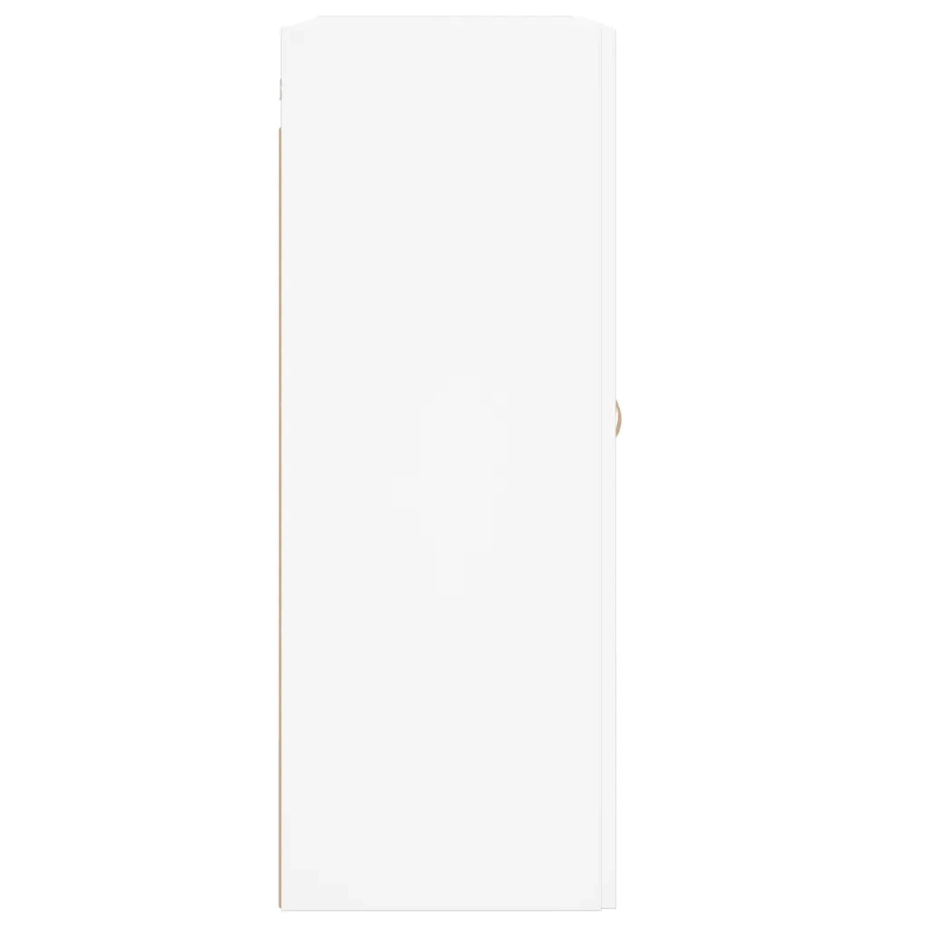 vidaXL Mobile a Parete Bianco 69,5x34,90 cm in Legno Multistrato