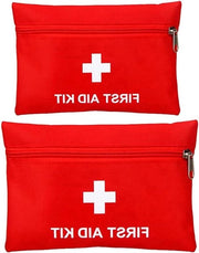 Kit di Primo Soccorso per Esterno - 2 Set di Kit di Emergenza per Auto, Ufficio, Sport, Campeggio, Escursioni, Operazioni di Soccorso