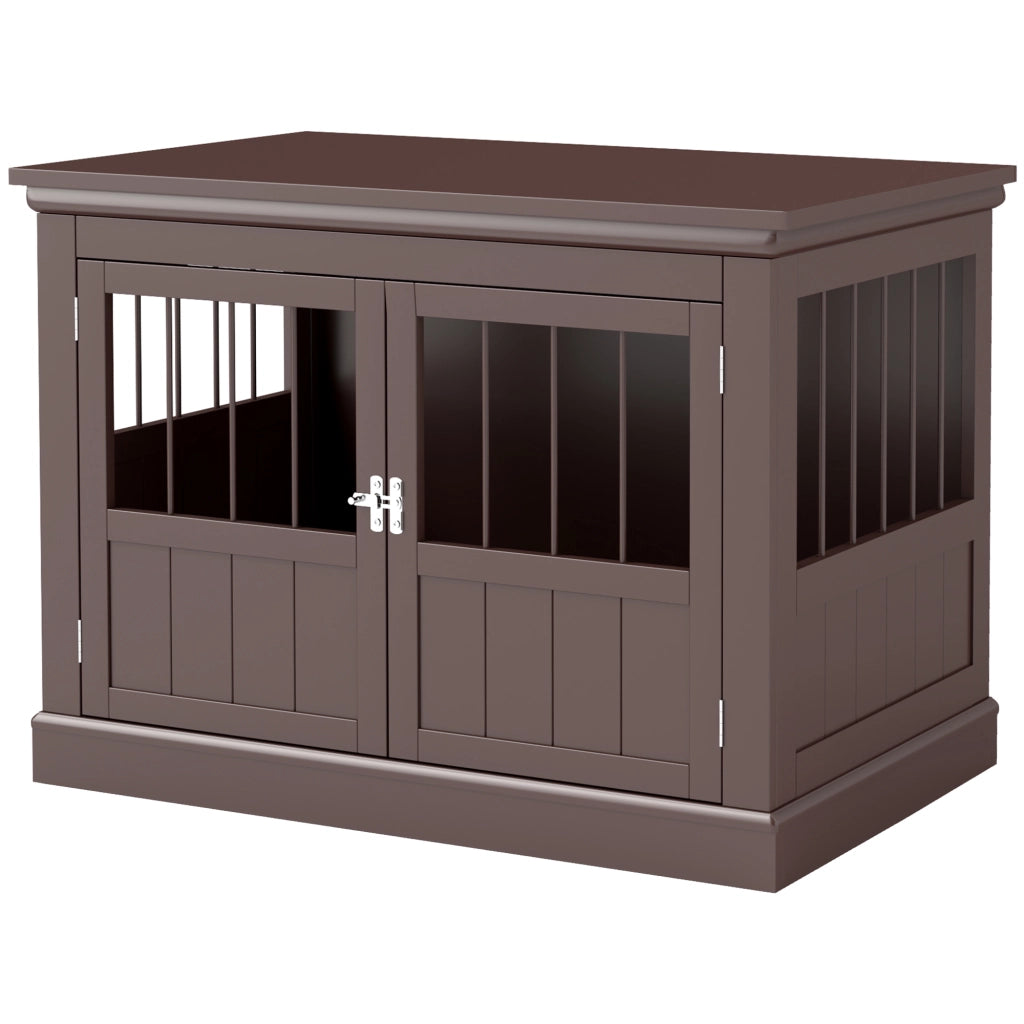 Tavolino da salotto moderno con 3 ante ¨C Zephmum ¨C Marrone 78x53x59 cm