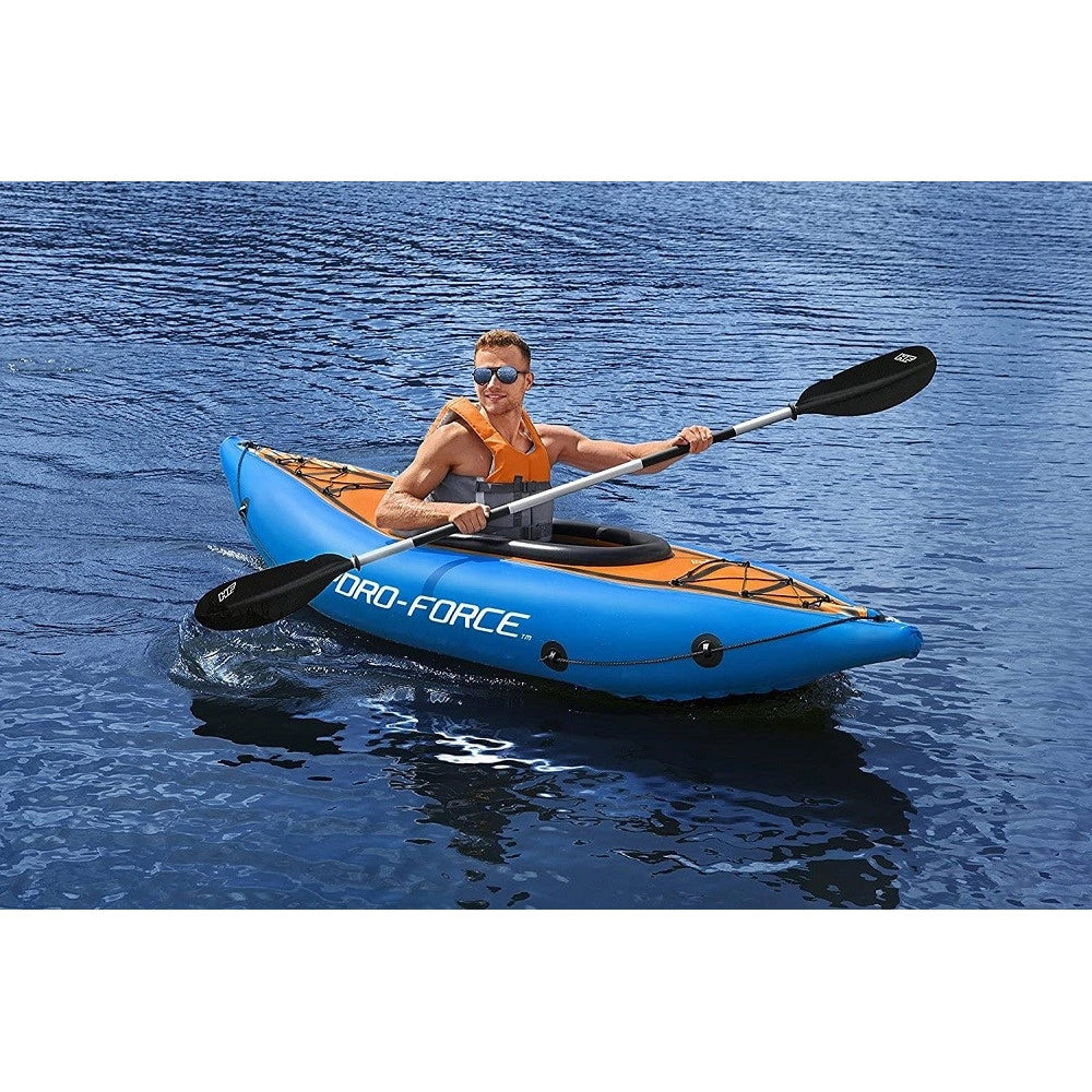 Trade Shop - Pagaia Regolabile In Alluminio 230cm Per Kayak Gommone Canotto Hydro-force 62174 -
